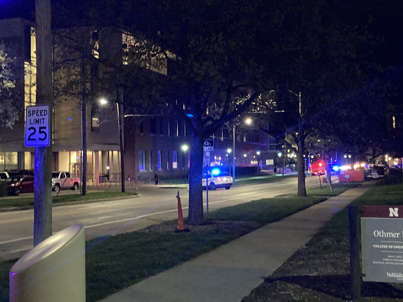 Jorgensen Hall fire